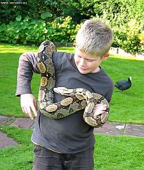 Child with boa 05